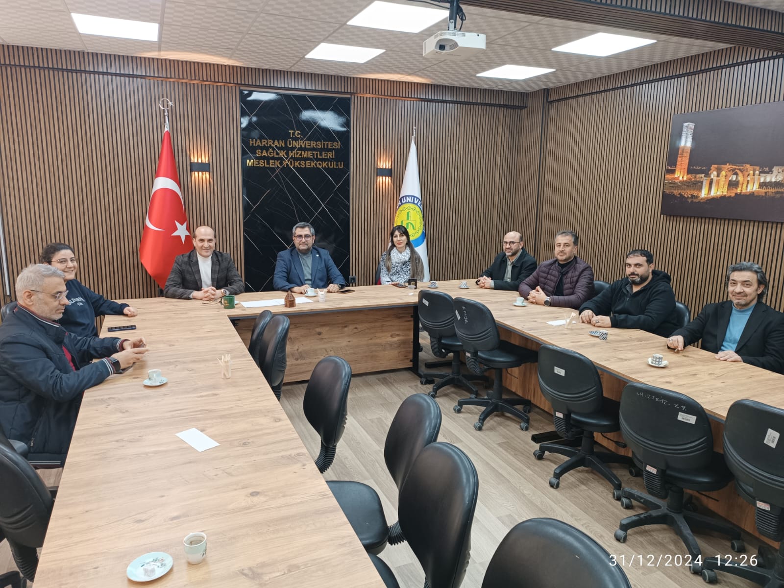 Harran Üniversitesi Sağlık Hizmetleri Meslek Yüksekokulu'nda Yıl Sonu Değerlendirme Toplantısı Gerçekleştirildi